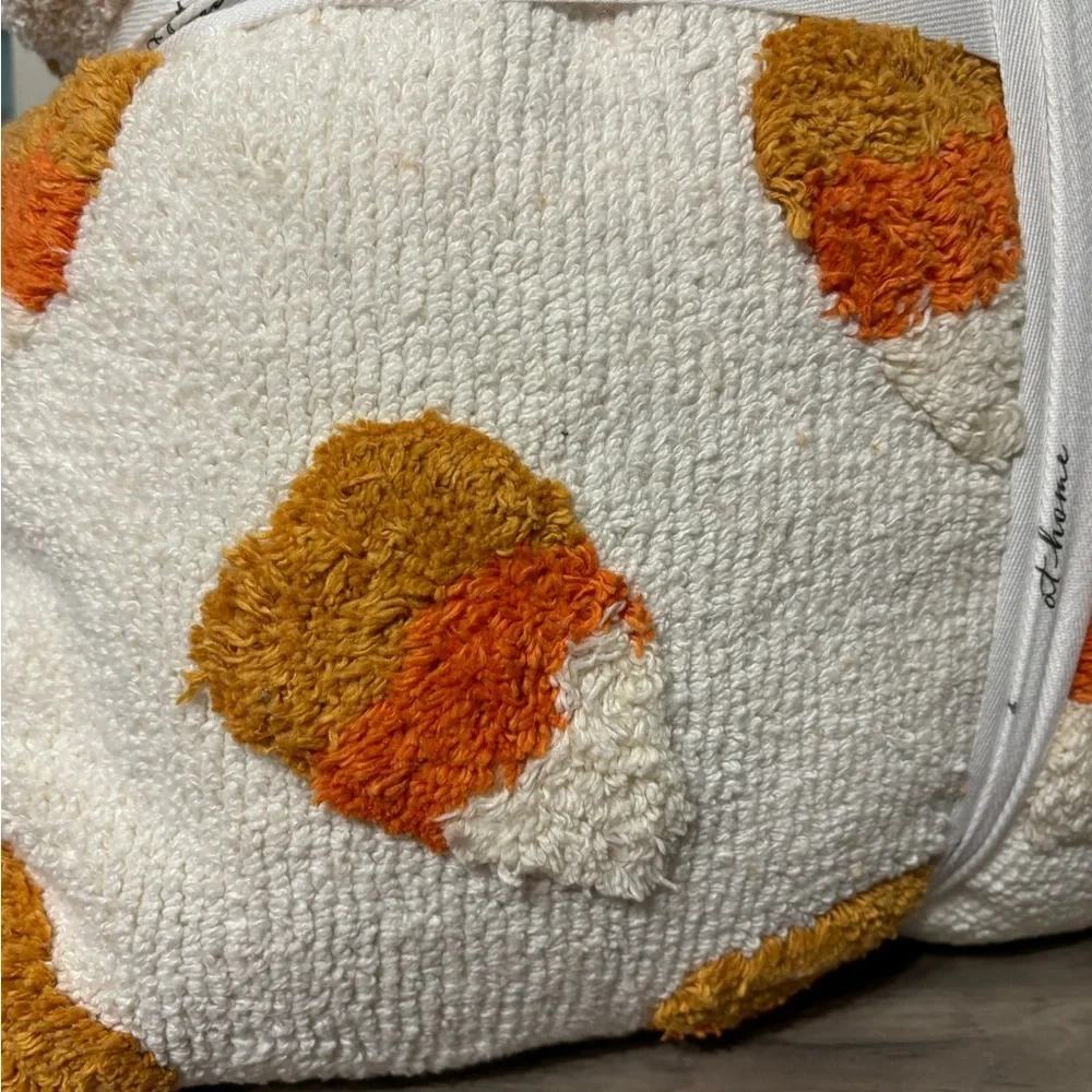 Cupcakes and Cashmere set of 2 candy corn pillows